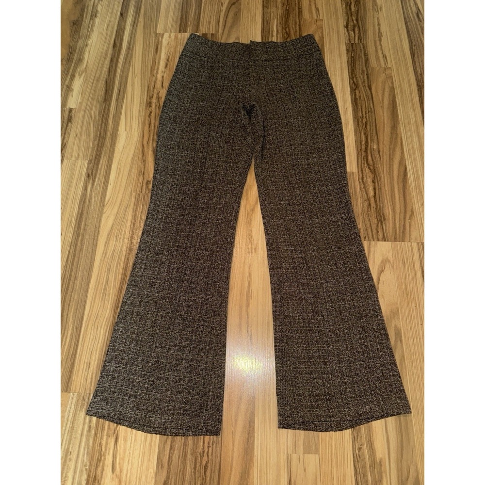 Odds n' Evens VTG Y2K USA Women's Sz 9 Trouser Pants  Brown Flare‎